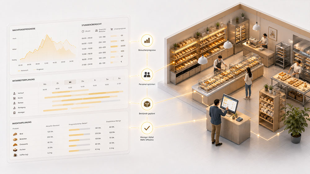 IoT im Food Retail: Sensoren messen die Besucherströme in und vor der Filiale