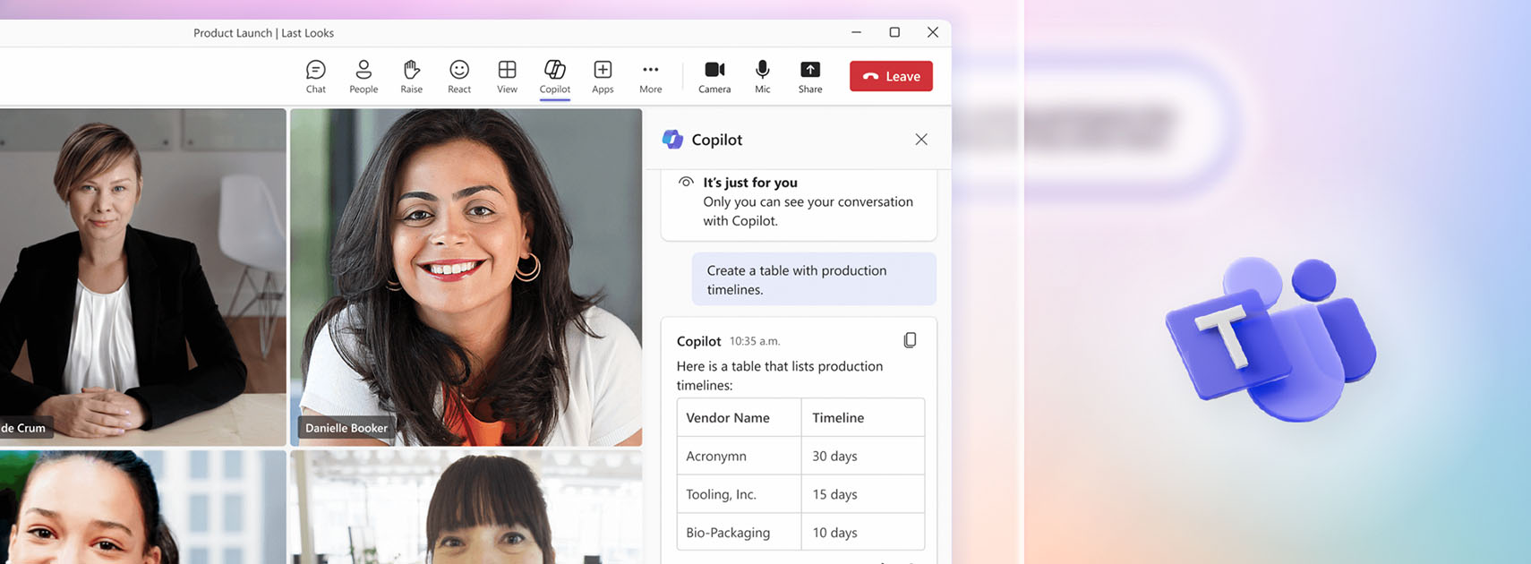 Microsoft 365 Copilot Starterkit: Unterstützung durch Copilot in Microsoft Teams