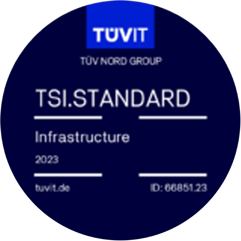 Datacenter Stollen Luzern - Tüvit Zertifiziert Tier Level 3